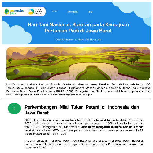 Hari Tani Nasional: Sorotan Pada Kemajuan Pertanian Padi di Jawa Barat